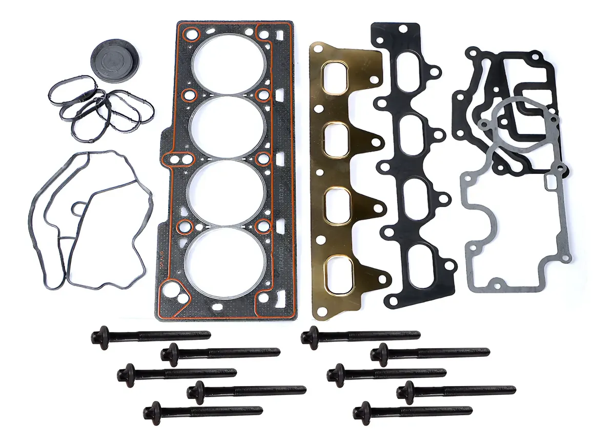 junta descarbonizacion mas bulones megane, kangoo, clio, sandero 1.6 16v k4m